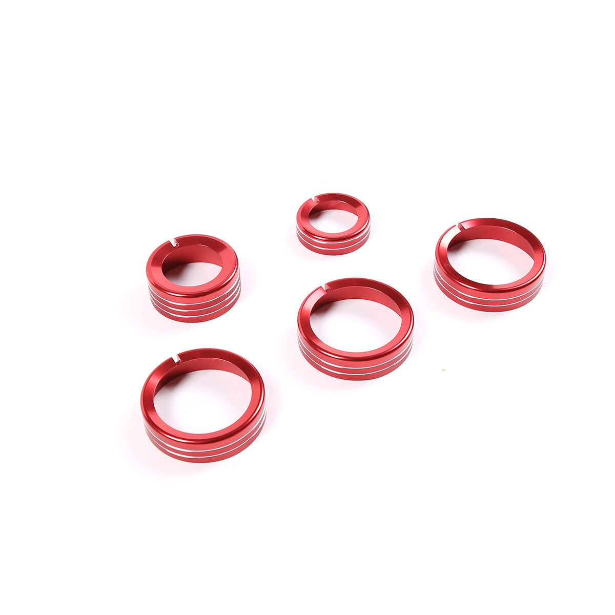The red ABS front bumper side vent decorative frame is suitable for Corvette C7 2014-2019- v