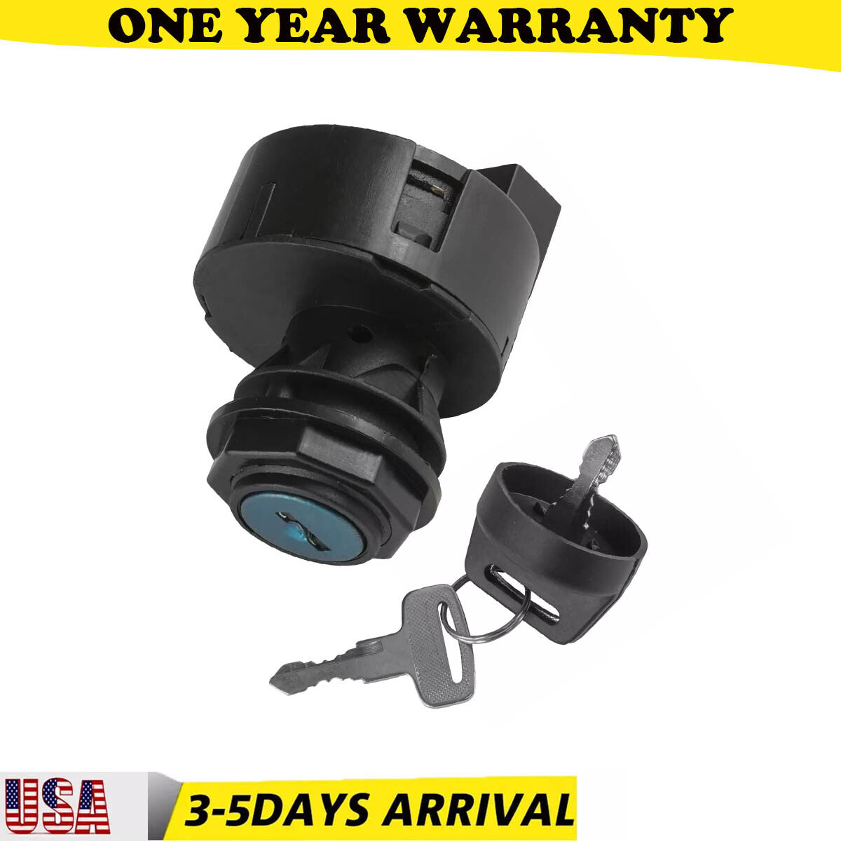4 Position Ignition Switch w/ Key Fit for Polaris RZR XP 4 1000 Turbo S 2017-22