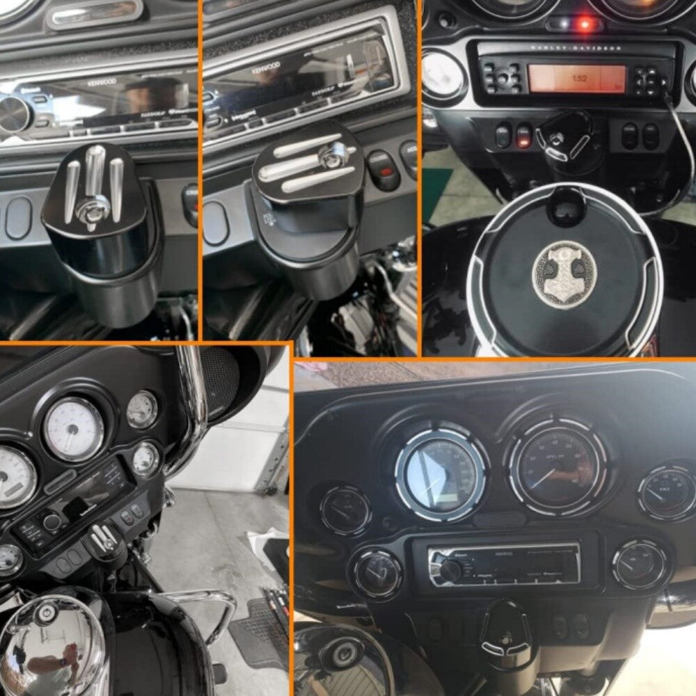 Motorcycle ignition switch cover for Harley Electra Street Road Glide 2006 - 2013 - n