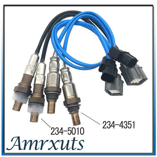 4 Up+Downstream Oxygen Sensors for Acura TL 2007-2008 3.2L/3.5L (models 2345010 and 2344351-) n