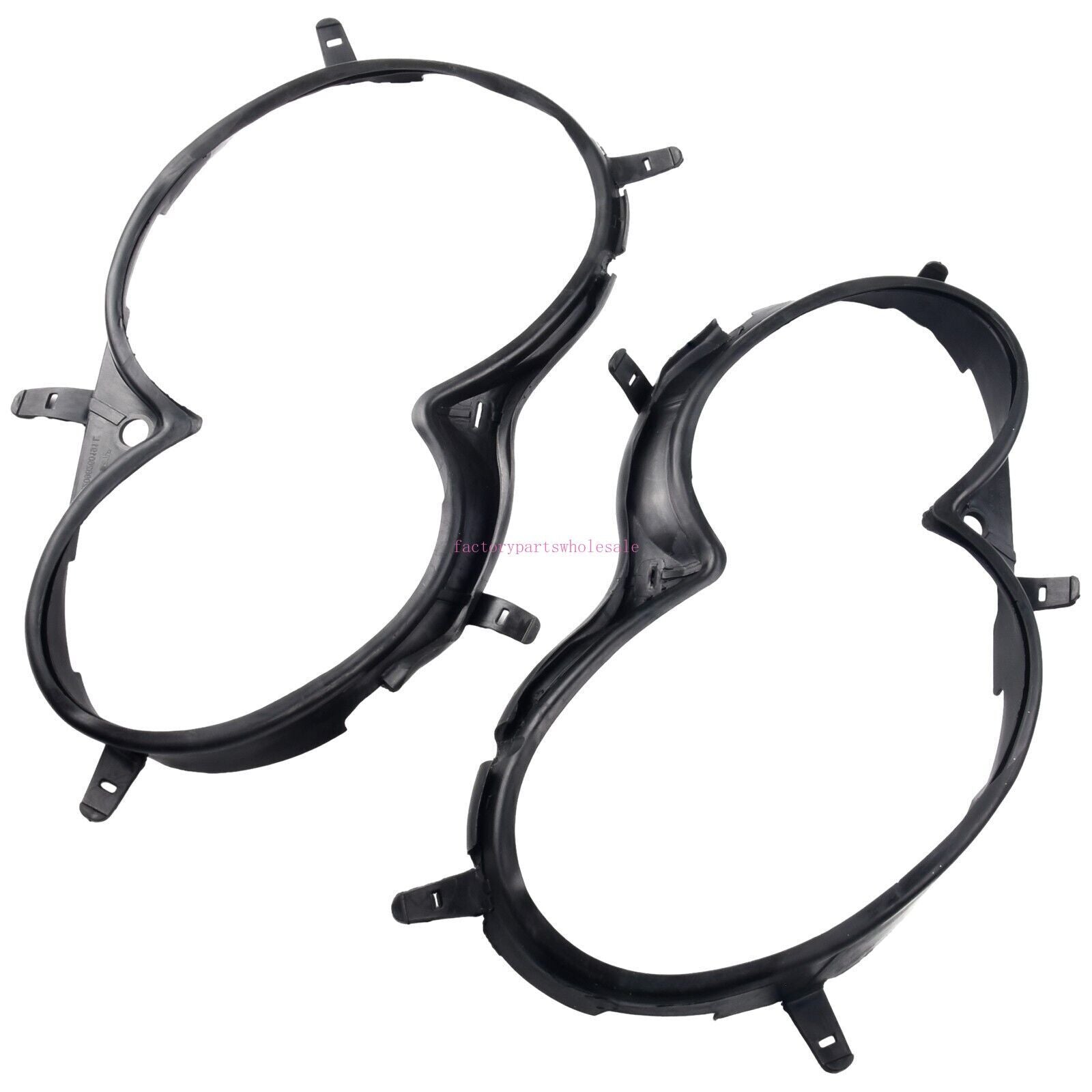 1. Headlight spacer for L+R 2098260191 2098260291, suitable for Mercedes W209 CLK03-09- n
