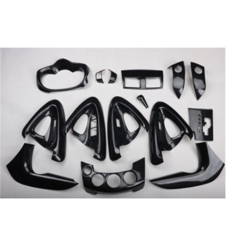 15Carbon Fiber Car Interior Decoration Kit Cover Trim for Toyota Rav4 2009-2013