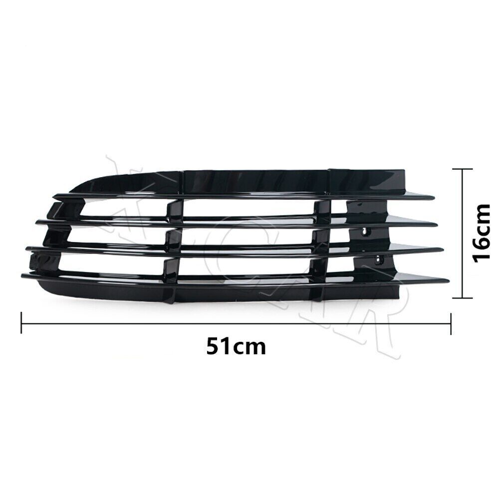 Suitable for Volkswagen for Golf 5 MK5 R32 2005 - 2009 1. Double-frame front fog light grille