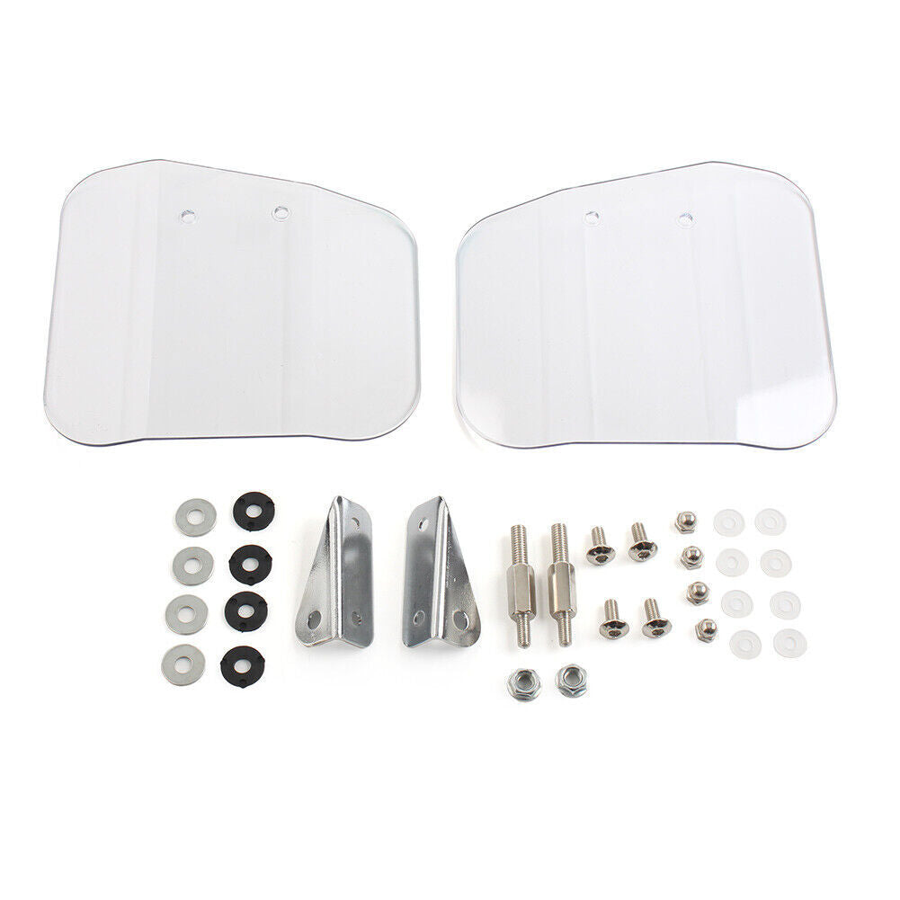 Transparent handguards, air wing deflector, windshield mount suitable for Honda GL1800 - n