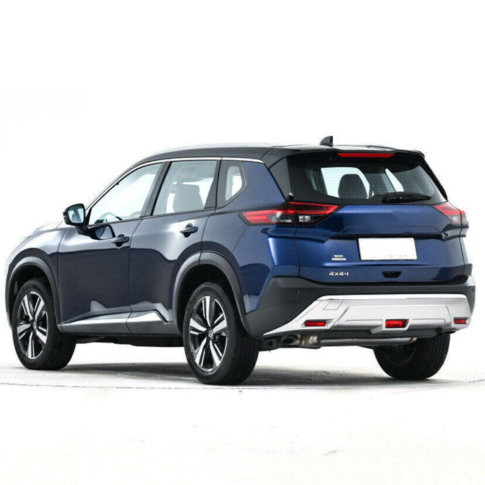 for Nissan Rogue 21-2023 Silver Roof Rack Side Rails Luggage Carrier Bar Trim 2X