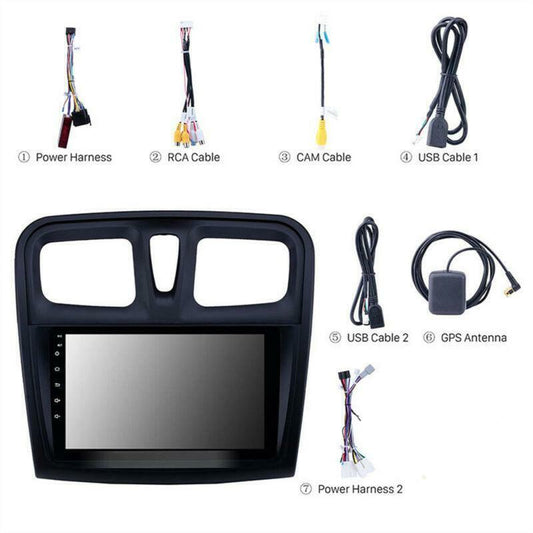 for Renault for Dacia Sandero 2012-2017 9 Android 10.0 Stereo Radio GPS Player Navi