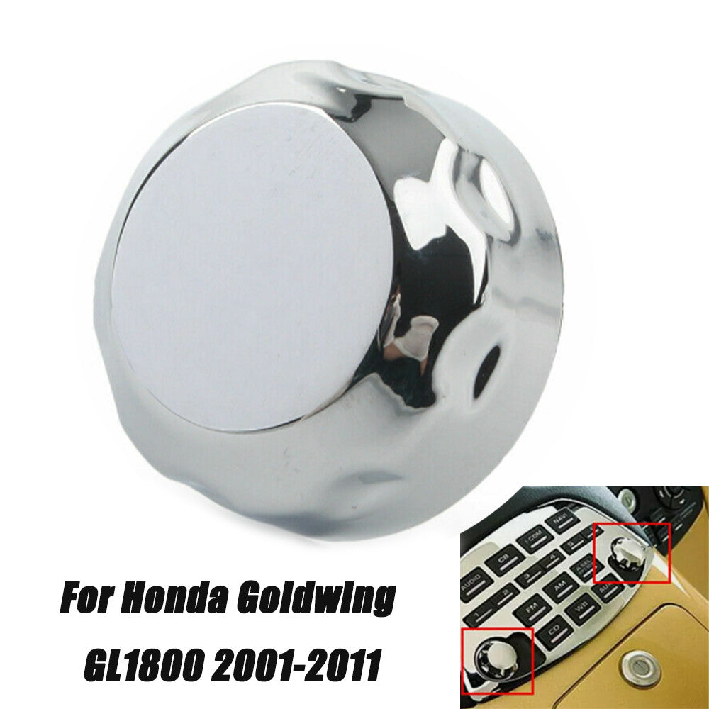 Radio switch accent cover for Honda Goldwing GL1800 2001 - 2011 chrome n
