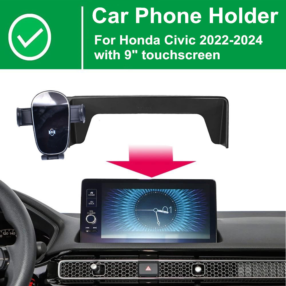 Suitable for 2022-2024 for Honda for Civic 11th generation car phone holder/navigation screen mobile mount. n
