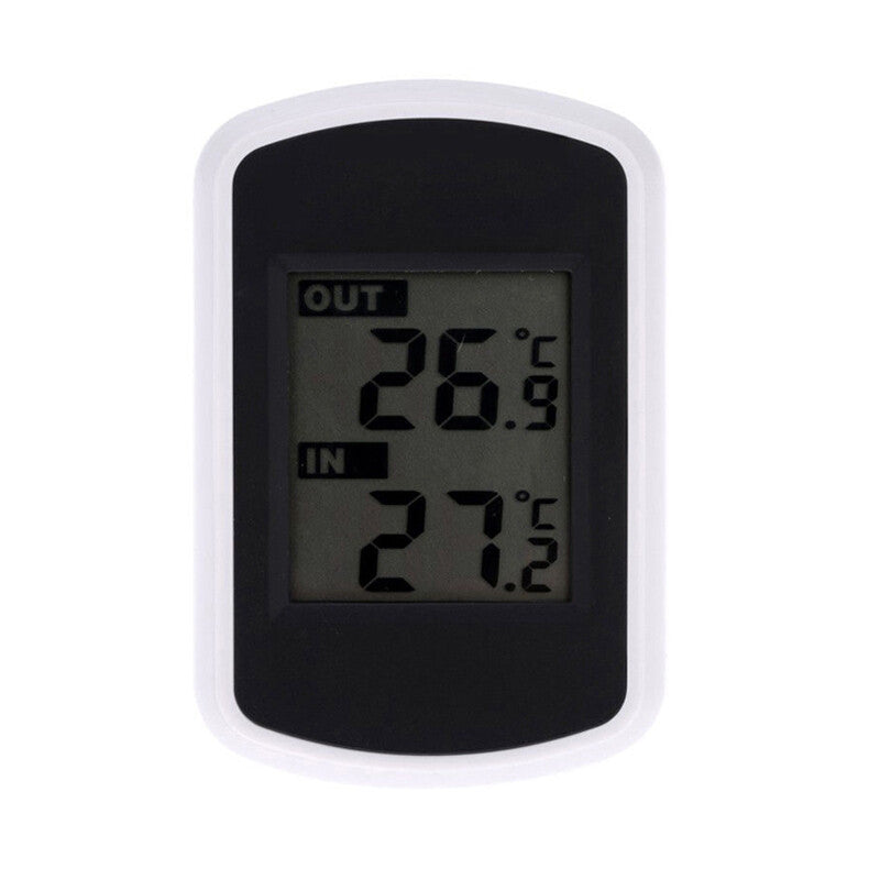 Indoor Outdoor Thermometer Hygrometer Wireless Weather Station with Digital LCD v