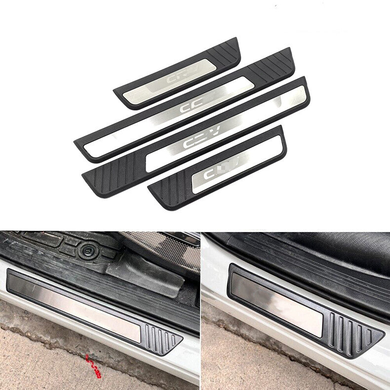 for Honda CR-V 2023 2024 Door Sill Scuff Guard Mouldings Protector cover Trim 4x