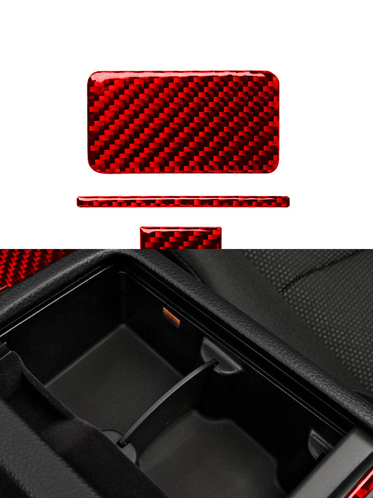 Gear Shift Frame Panel Trim Cover Carbon Fiber For Highlander 2008-2013 v