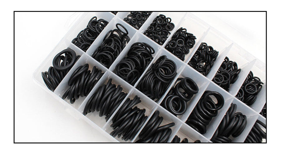 Automotive air conditioning rubber sealing O-ring gasket kit, 6mm to 28mm mixed - n