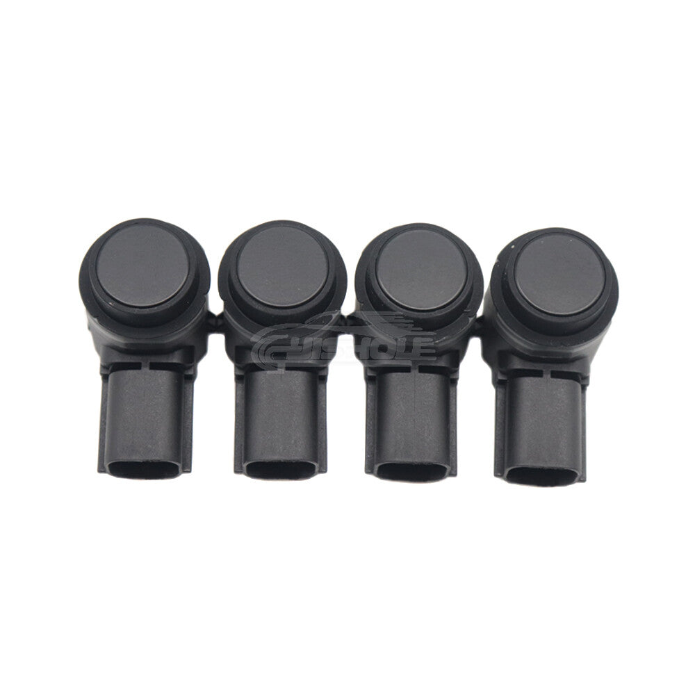 Black 4-piece parking assist sensor kit FR3T-15K859-AAW for 2015-2020 for Ford vehicles.