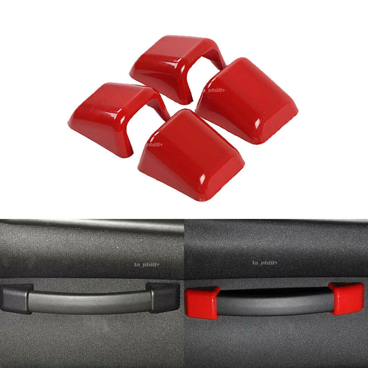 4xInterior Roof Top Grab Handle Decoration Cover Trim for Dodge for Challenger 15-19
