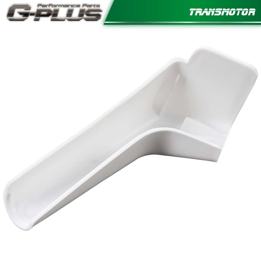 White 4-Piece RV/Camping Vehicle Rain Ditch Nozzle Extension Version (Left and Right) Q
