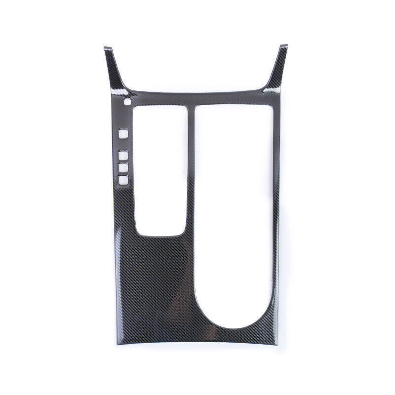 Console Gear Shift Frame Cover Trim for Nissan Murano 2015-21 Steel Carbon Fiber