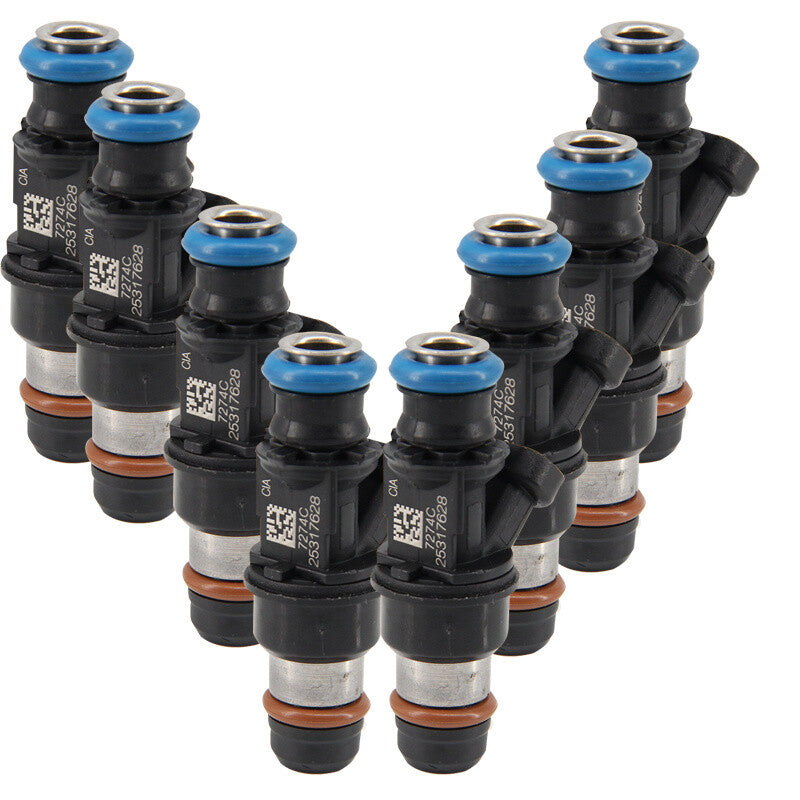 Set of 8 Fuel Injectors for 1999-2007 GM 6.0L V8 25317628 FJ10062
