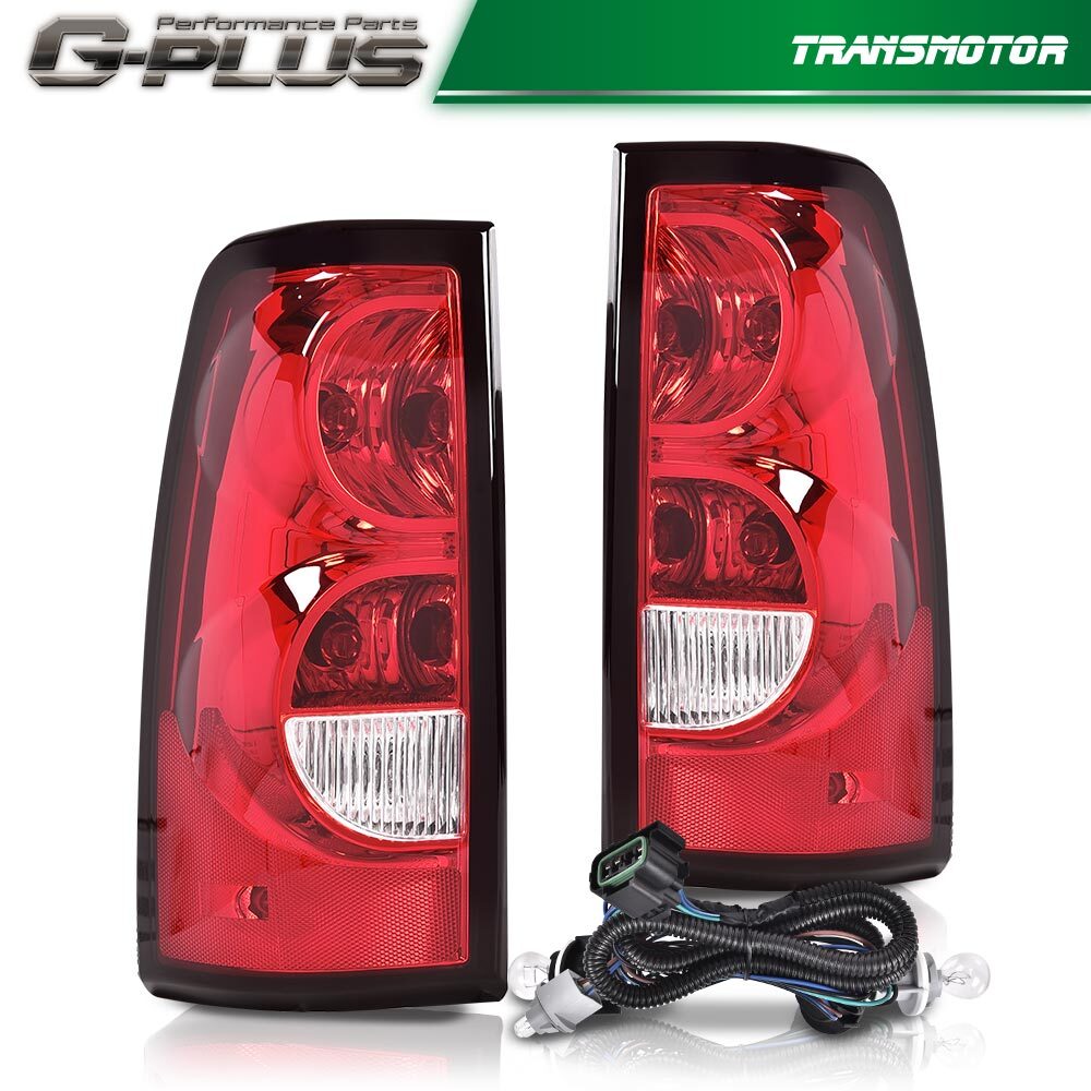 Red Tail Light Brake Light Fits 2003 - 2006 for Silverado 1500 2500 3500 HD - v