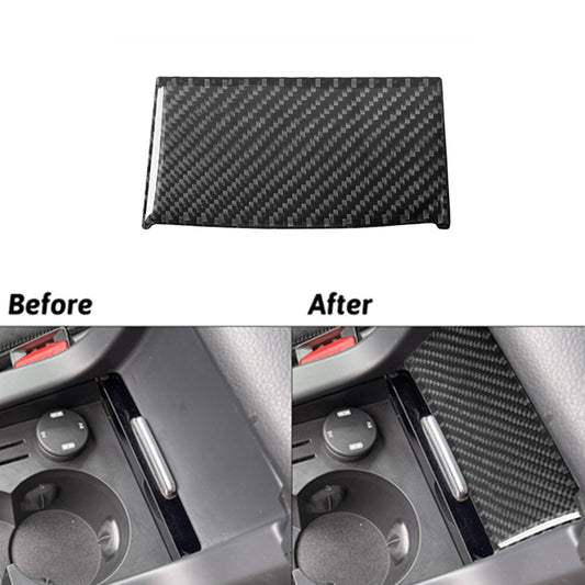 2X Red Carbon Fiber Front Door Panel Cover Trim For Explorer 2020-2023 v