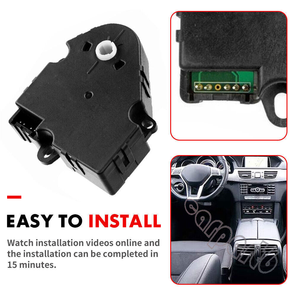 Valve actuator AC hybrid control motor suitable for 1994-2012 for Chevrolet Silverado HVAC systems. Q