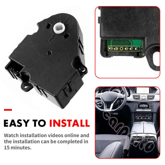 Valve actuator AC hybrid control motor suitable for 1994-2012 for Chevrolet Silverado HVAC systems. Q