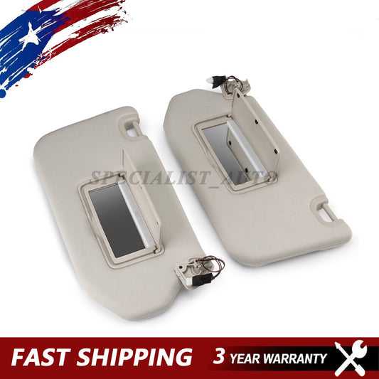 2PCS Left Right Sun Visor for Nissan Pathfinder 2017 Platinum 3.5L 96400-9PB0A