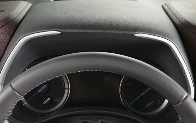 for Toyota Highlander 2020-2023 Matte Silver Speedometer Odometer Strip Trim