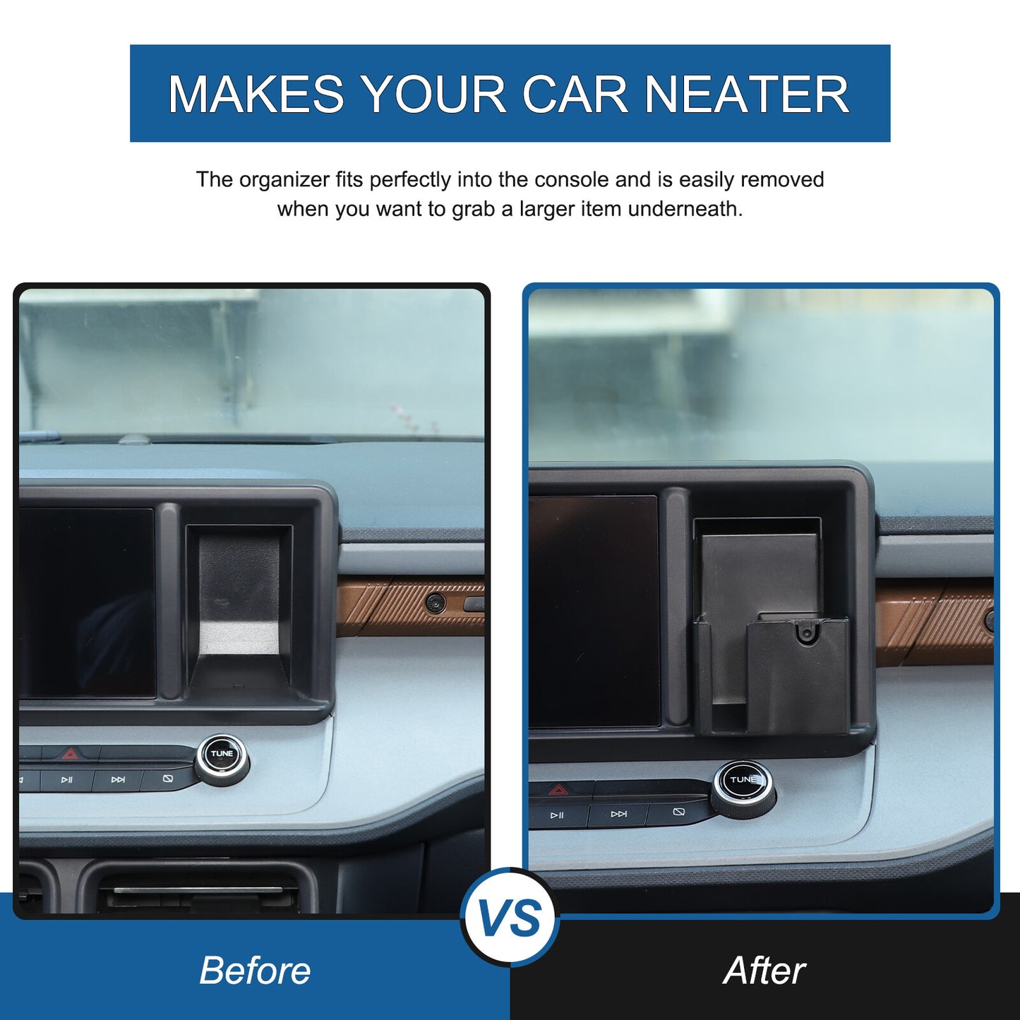 Suitable for Maverick 2022-2024, compatible with Cubby storage box and Cubby drawer trim. n