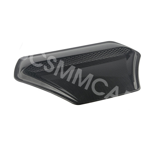 Car TR Style Racing Car Hood Scoop Vent Outlet Cover Carbon Fiber Look Q