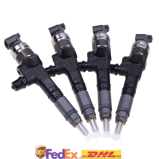 4Pcs Fuel Injector 1J770-53050 1J770-53070 For Kubota V3307 Tier 4 Engine SSV75 Q