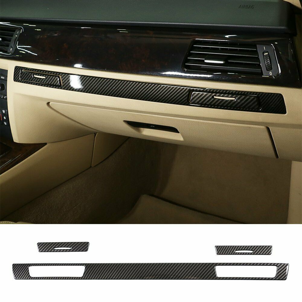 for BMW 3 Series E90 E92 E93 2005-2012 Carbon Fiber ABS for Co -pilot Cup Holder Trim