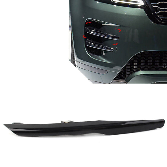 Front Fog Light Lamp Cover Trim Black for Land Rover for Range Rover Evoque 2020-22