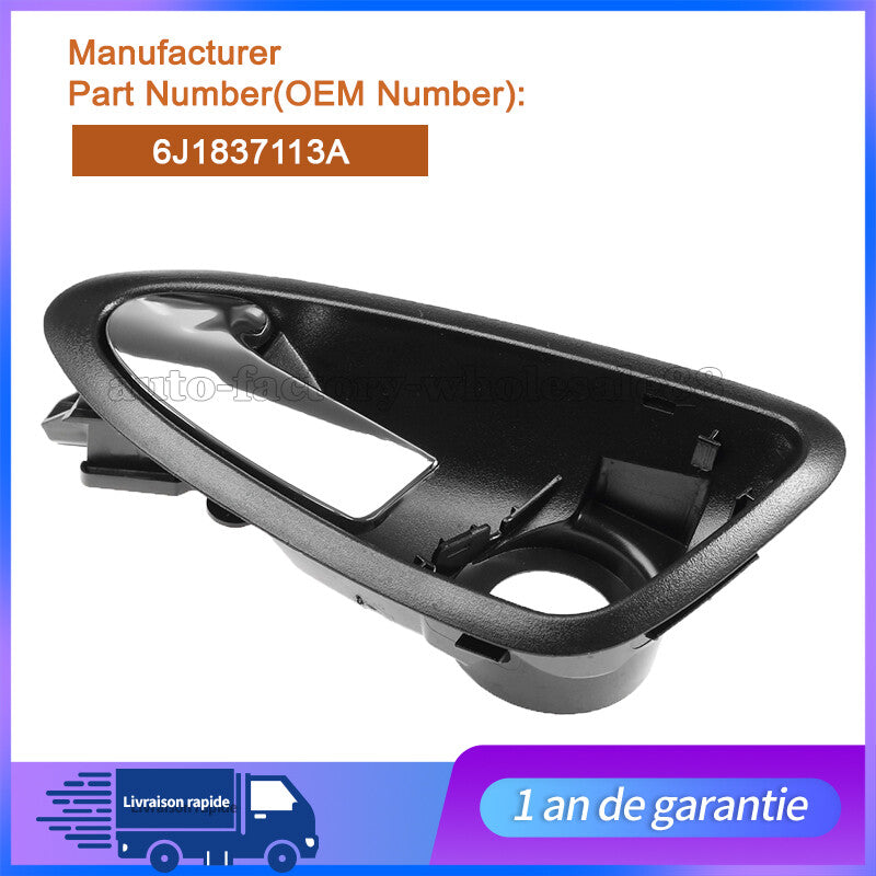 POIGNEE DE PORTE INTERIEURE AVANT GAUCHE for SEAT pour IBIZA 6J 2008-2017 GRISE