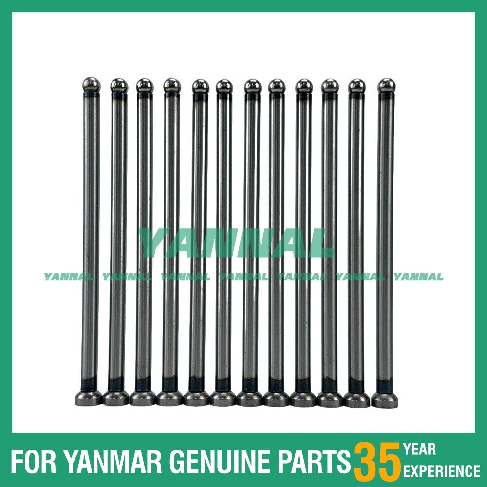 6D14 valve push rod is suitable for excavator engine parts.