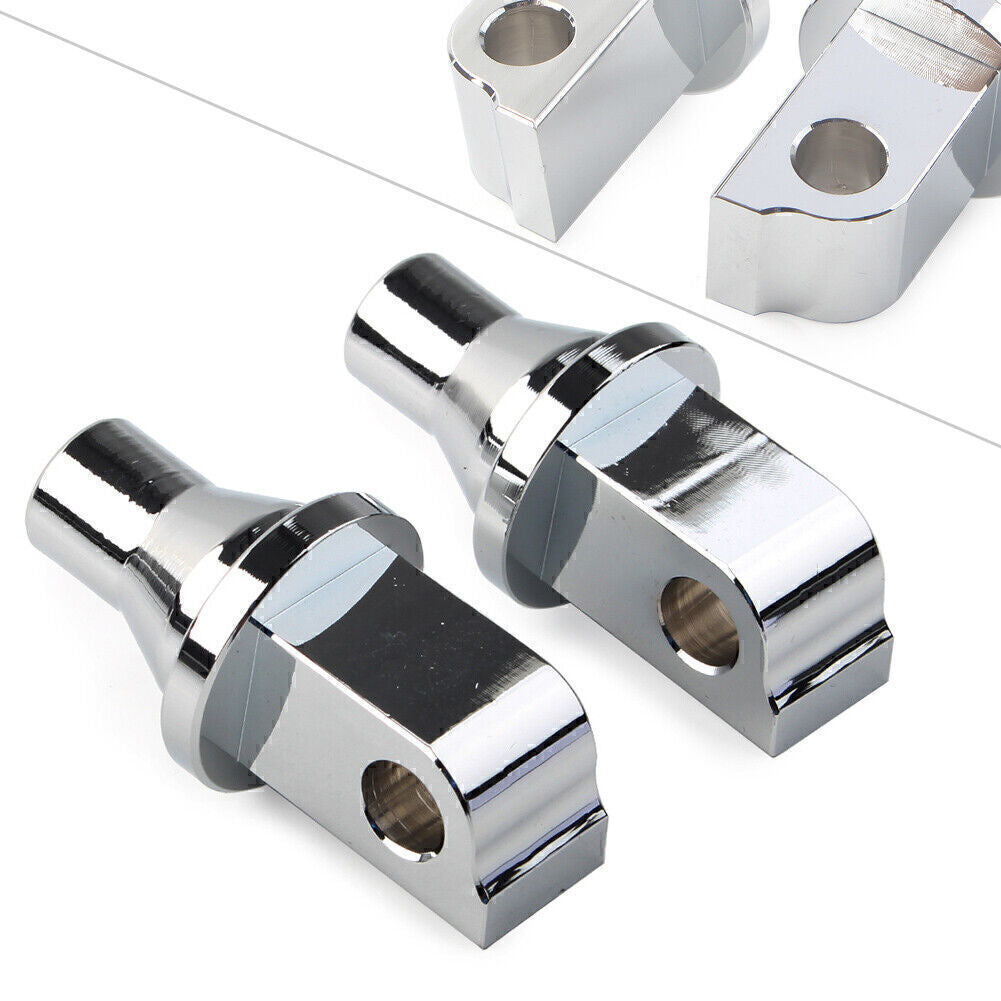 Front/Rear Tapered Foot Peg Adapters for Yamaha for Honda VTX for Suzuki Chrome