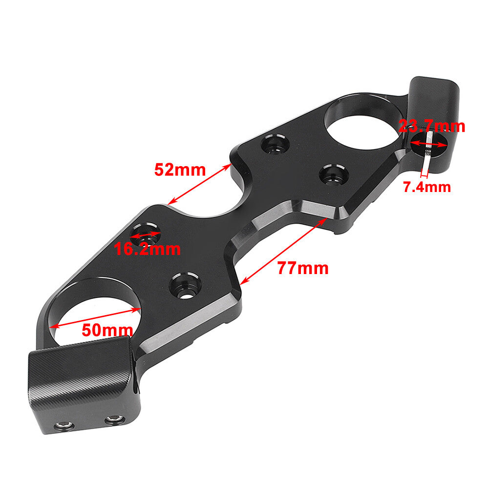 Vordere Gabel Br¨¹cke Klemme Abdeckung f¨¹r for SUZUKI GSX1300R Hayabusa 2008-2017