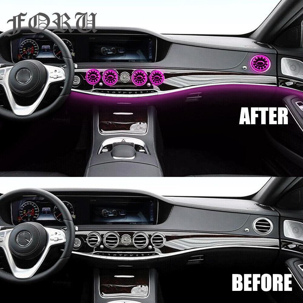 64 Colors Air Vent for Mercedes-Benz S-class W222 Interior Ambient Light Outlet