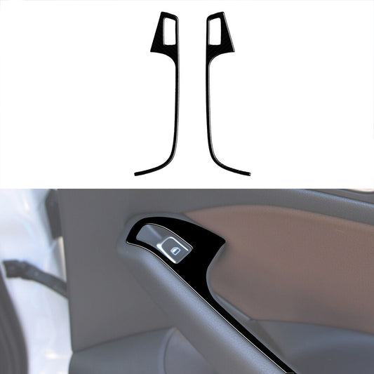 4Pcs Carbon Fiber Center Control Panel Cover Trim For 4Runner 2010-2020 v