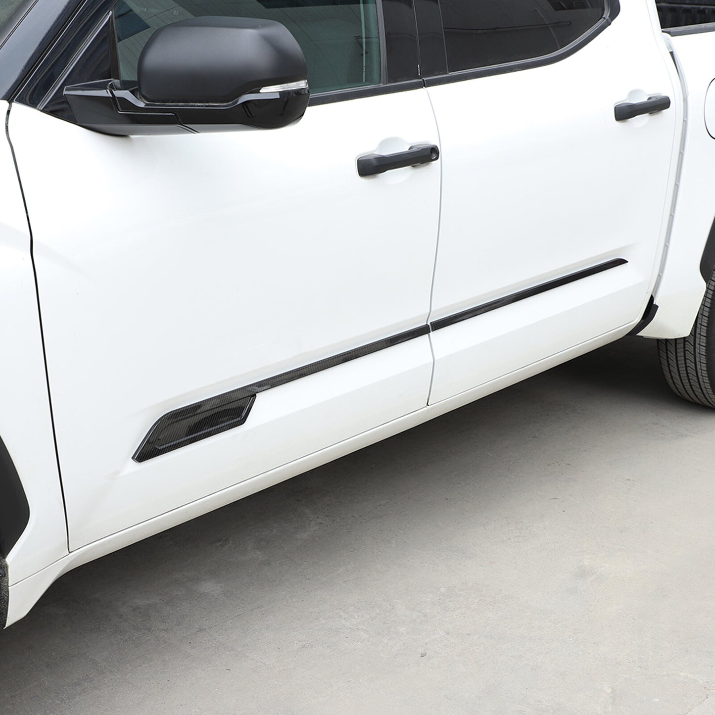 Matte Black ABS Tailgate Handle Cover Trim Frame for Tacoma 2006 - 2015 - v