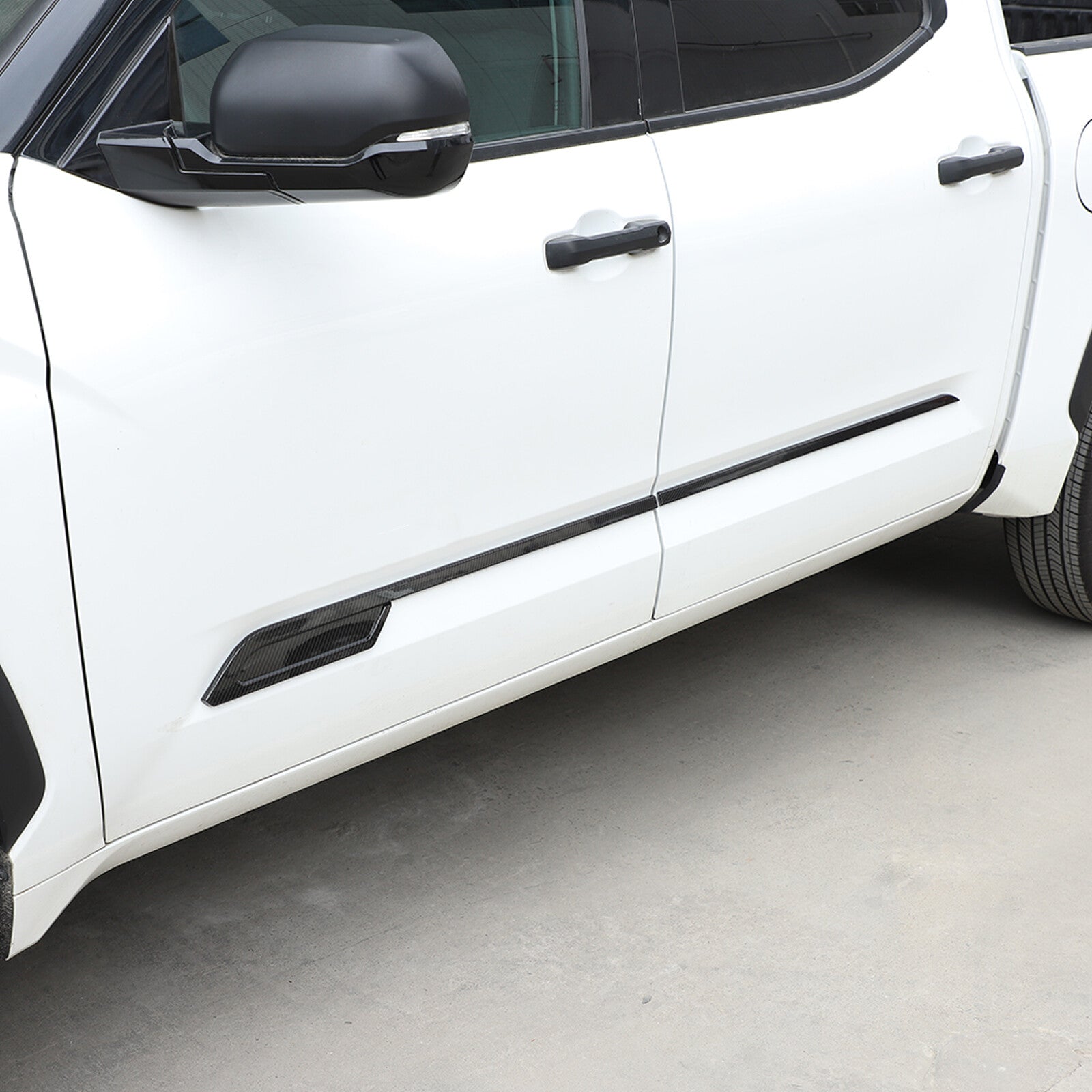 Matte Black ABS Tailgate Handle Cover Trim Frame for Tacoma 2006 - 2015 - v