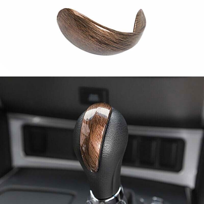 for Nissan Armada Patrol Y62 2017-20 Wood Grain Console Gear Shift Knob Trim 1P