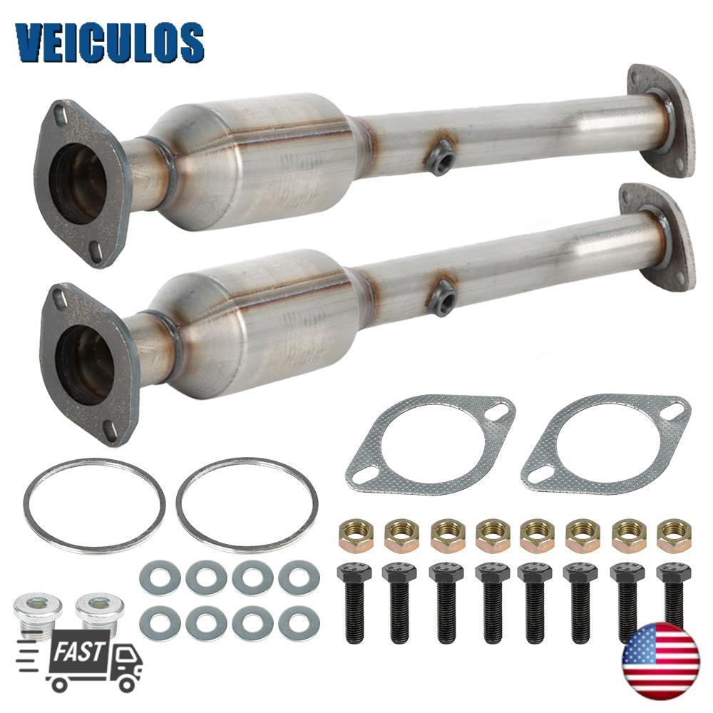 2PCS Catalytic Converter Set For 2005-2013 for Infiniti QX56 5.6L EPA 16489 16488
