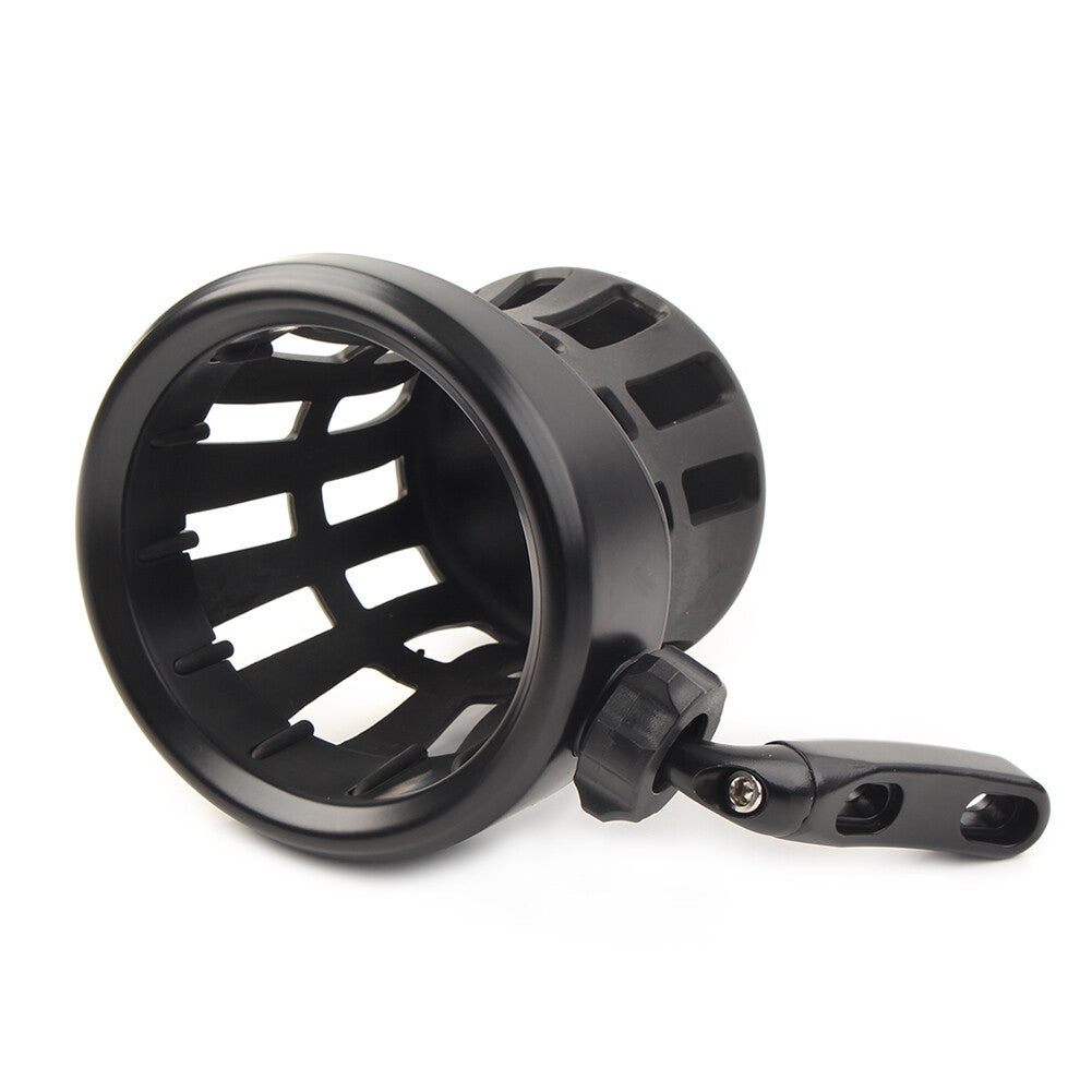 Handlebar Cup Holder Drink W/ Mesh Basket Mount Universal for Harley Davidson Q