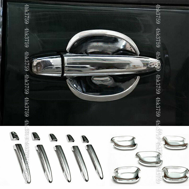 2Black Roof Inner Handle Armrest Screw Cover Replace For Prado 2003-2009 v