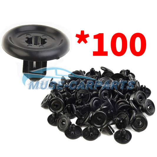 100pcs Type Retainer for Lexus for Toyota Body Splash Shield Clips fit 90467-07201
