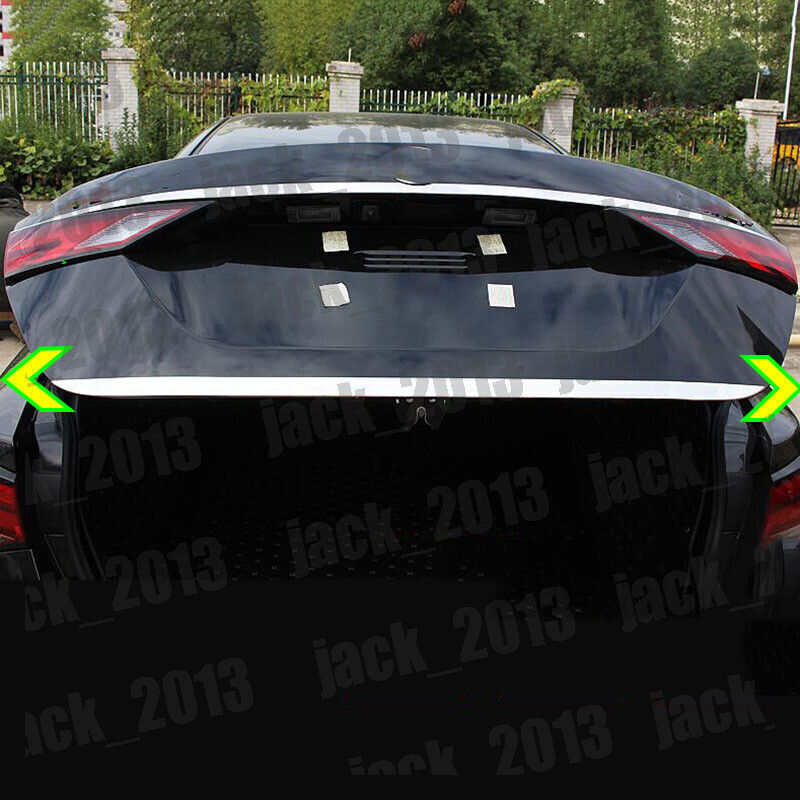 for NISSAN SENTRA 2016 2017 2018 2019 Stainless Car Rear Trunk Lid Cover Trim