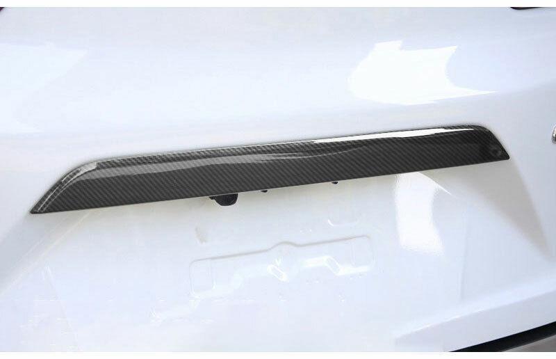 Carbon Fiber Tail Door Trunk Lid Strip Trim 1PCS for HONDA CR-V CRV 2017-2021