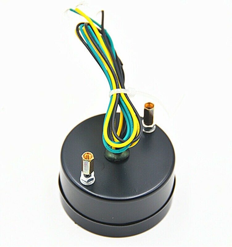 52mm 2 Fuel Level Gauge Car Meter Digital Green LED Light Automotive US