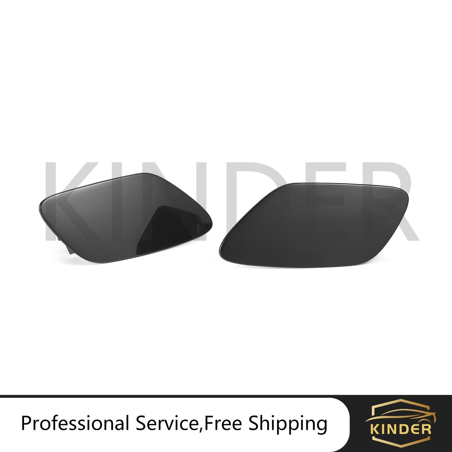 Pair Front Bumper Headlight Washer Nozzle Cover Cap Fit for BMW Z4 E89 2009-16 Q