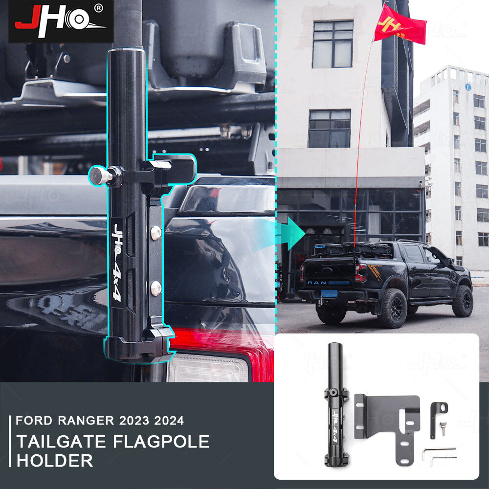 Truck Flag Pole Holde Metal Flage Mount Bracket Flag Pole Holder for Ford Ranger